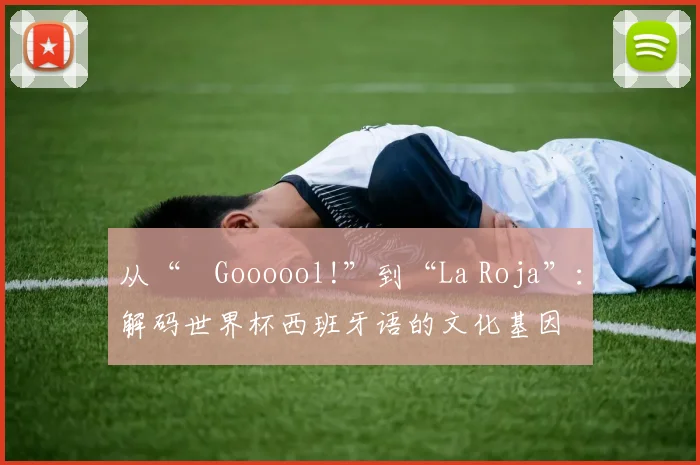 从“¡Goooool!”到“La Roja”：解码世界杯西班牙语的文化基因